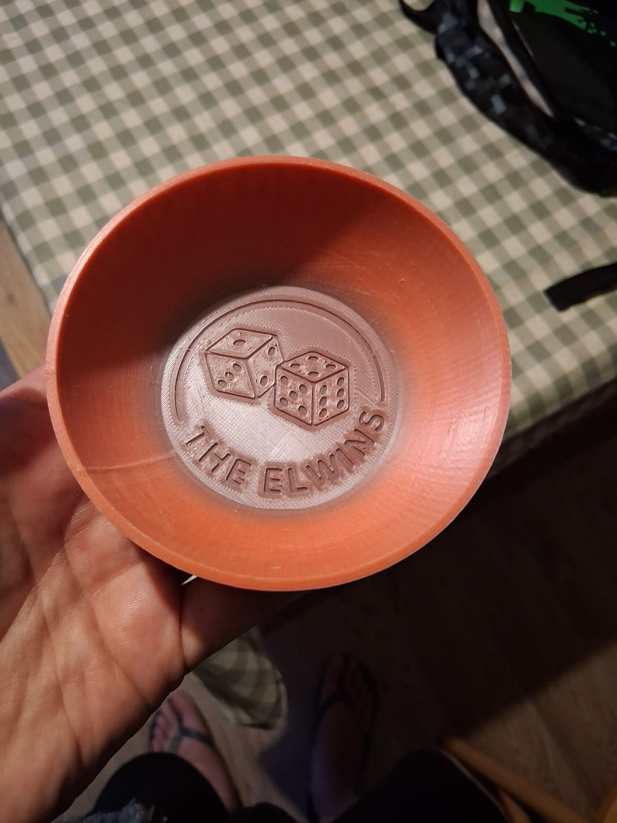 Custom dice bowl