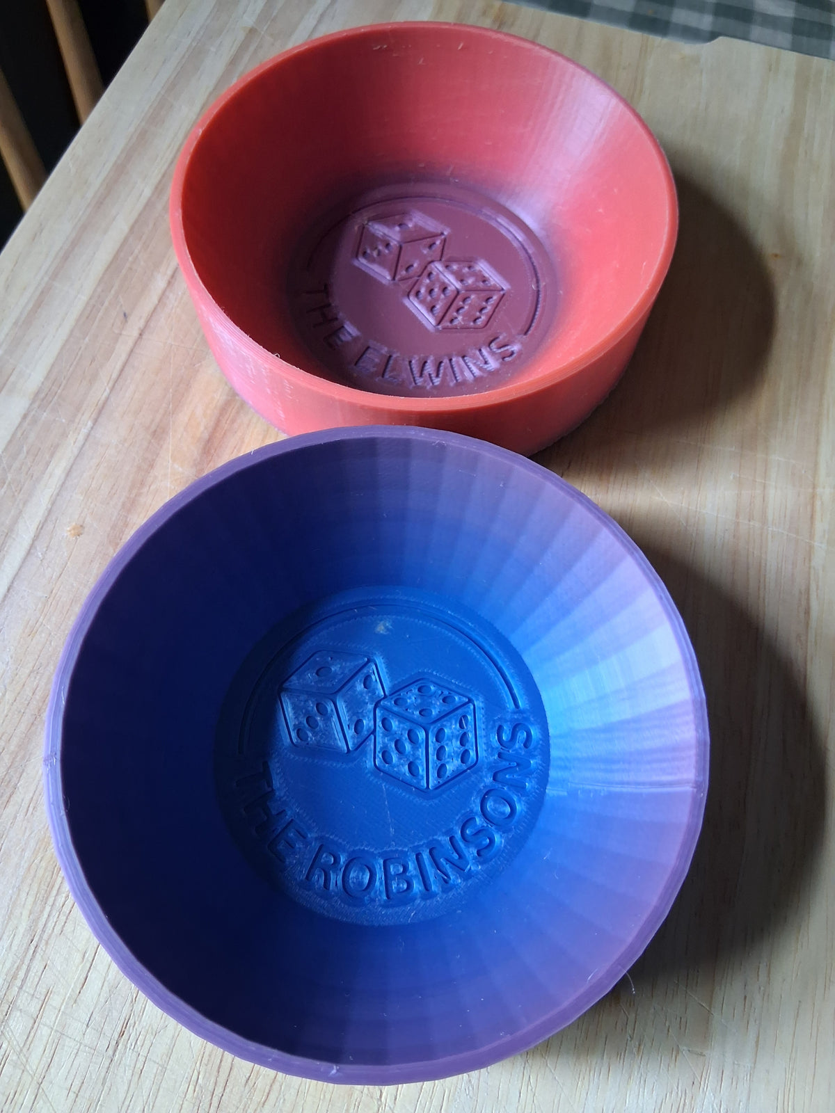 Custom dice bowl